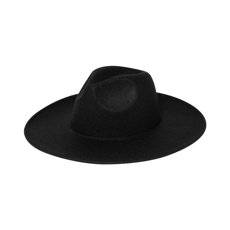 San Diego Hat Company - Womens Faux Felt Wide Brim Fedora