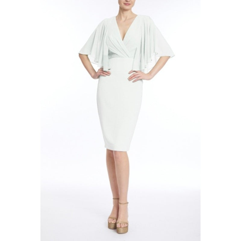 Badgley Mischka - Womens Draped Shld Dress