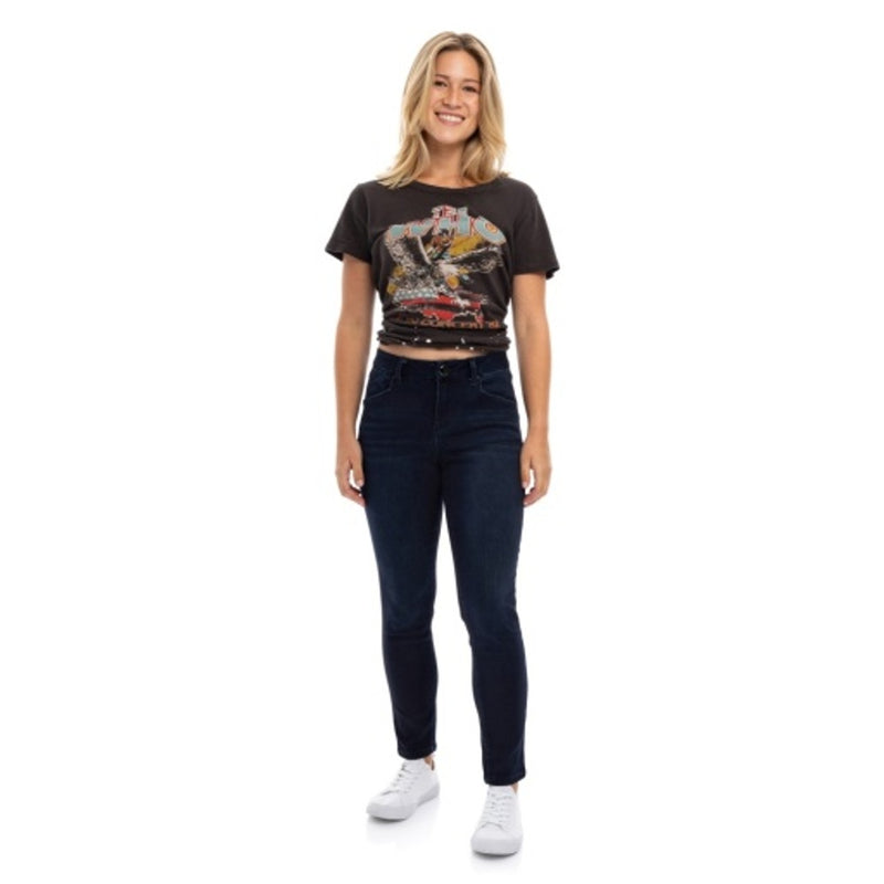 1822 Denim - Womens 26" Petite Better Butter Mid-Rise Skinny