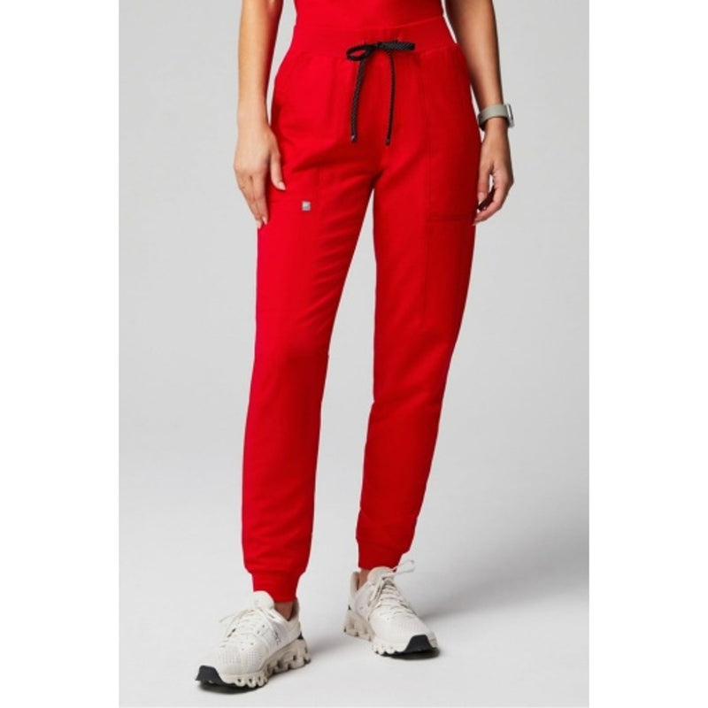 Fabletics - Womens on-Call Scrub Jogger - Goji Red