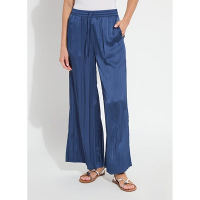 Lysse - Womens the Packable Pleated Palazzo Pant Curvy