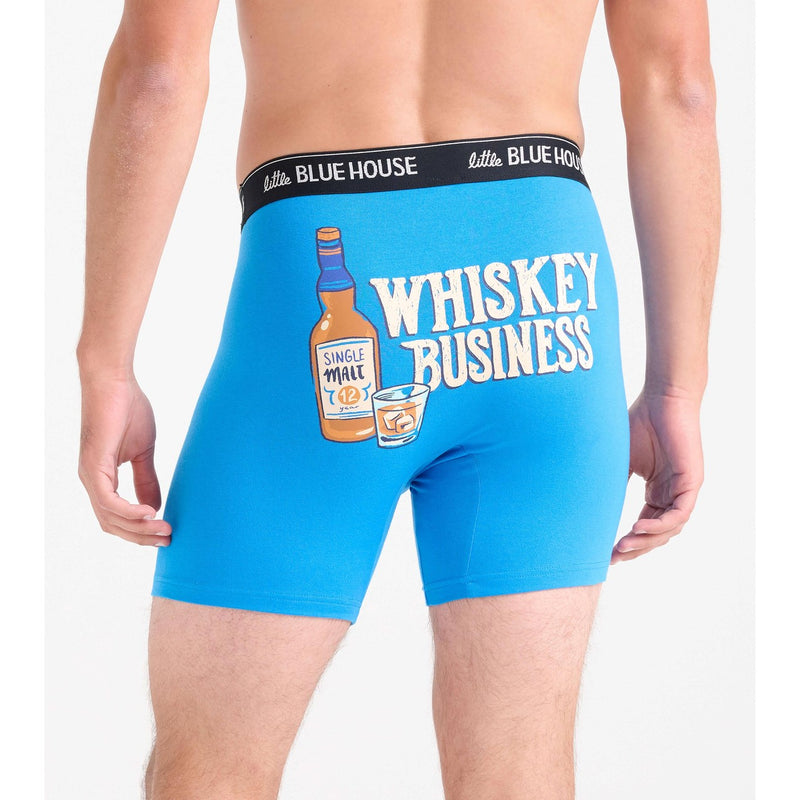 Little Blue House - Whiskey Business Mens Boxer Brief