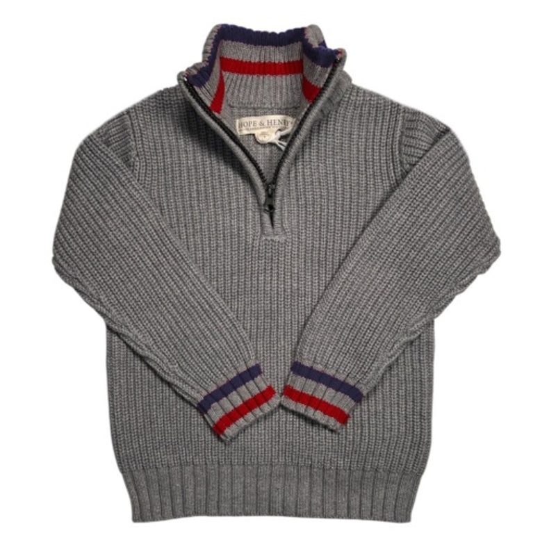 Hope & Henry - Boys Organic Half Zip Sweater