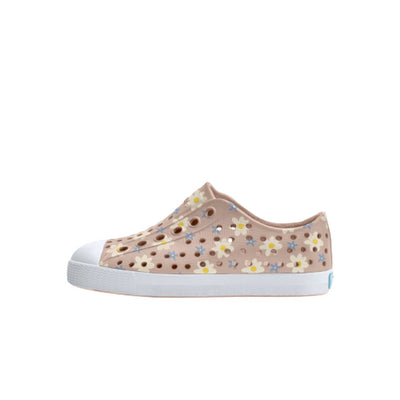 Native Shoes - Unisex Jefferson Print Kids - Chameleon Pink/ Shell White/ Bone Daisy
