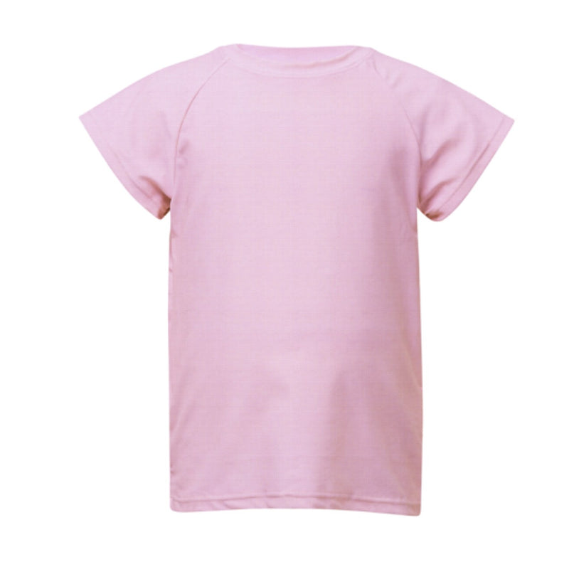 Snapper Rock - Girls Lilac Texture Short Sleeve Rash Top