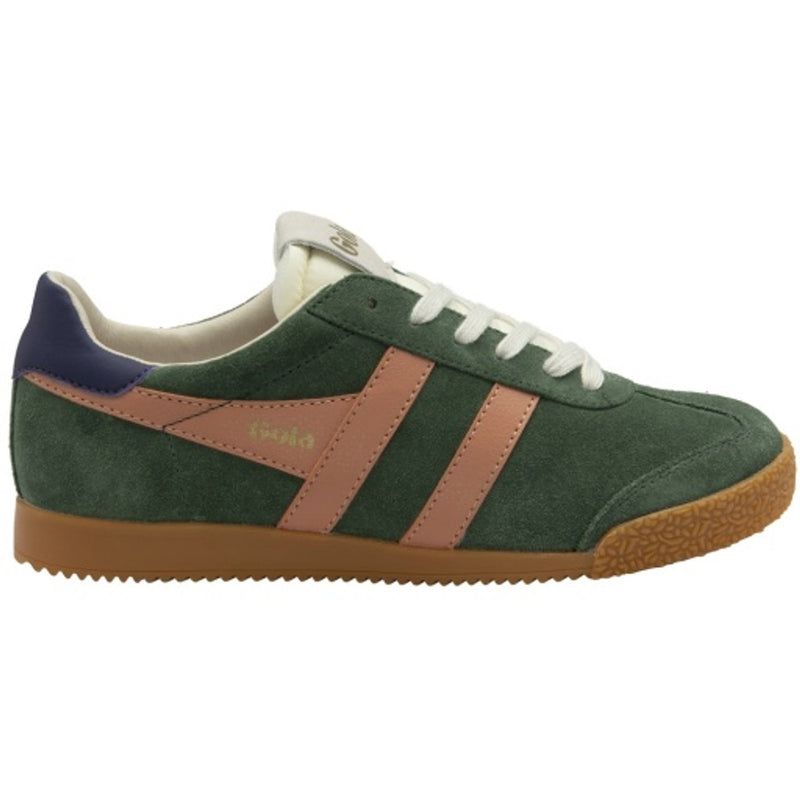 Gola - Womens Elan Sneakers - Evergreen/Terracotta/Plum