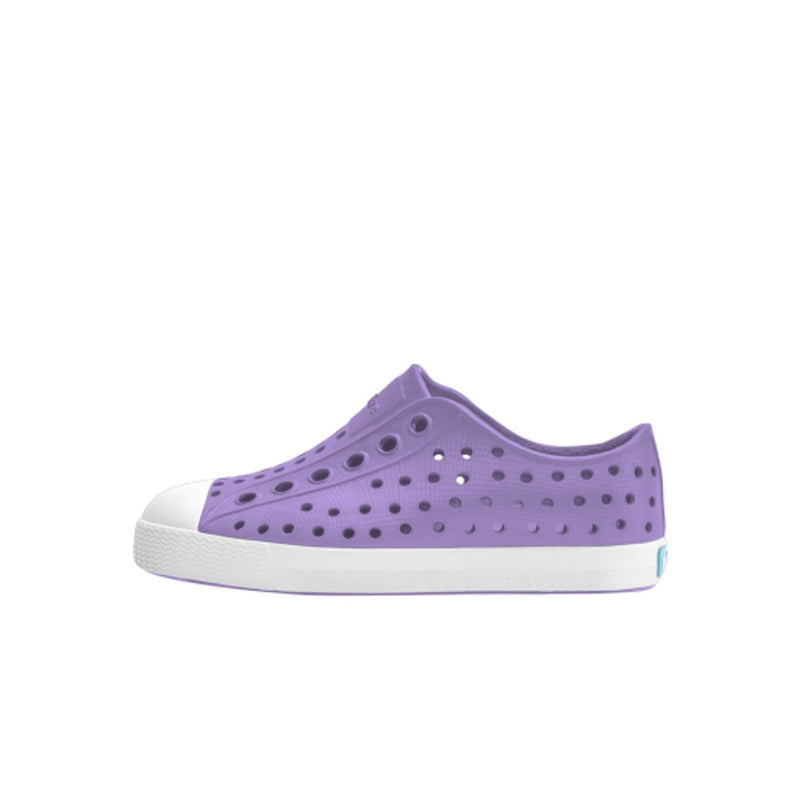 Native Shoes - Unisex Jefferson Kids - Twirling Purple/ Shell White