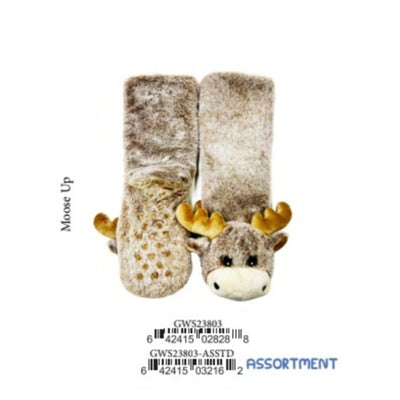 Oooh Yeah - Womens Moose Up Assort-Posh Slipper-Womens, 1 Size 5-10