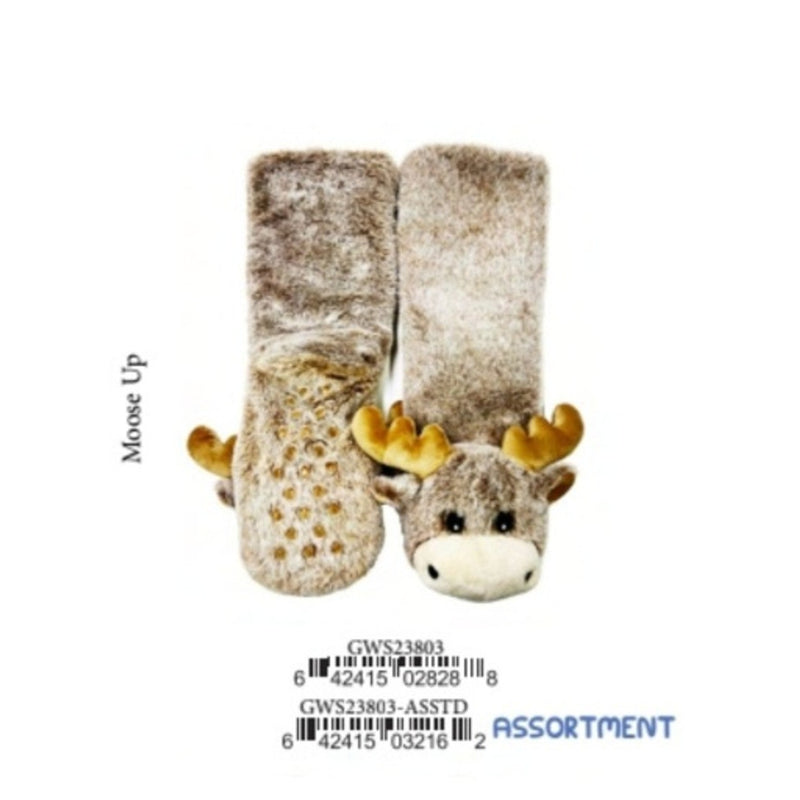 Oooh Yeah - Womens Moose Up Assort-Posh Slipper-Womens, 1 Size 5-10