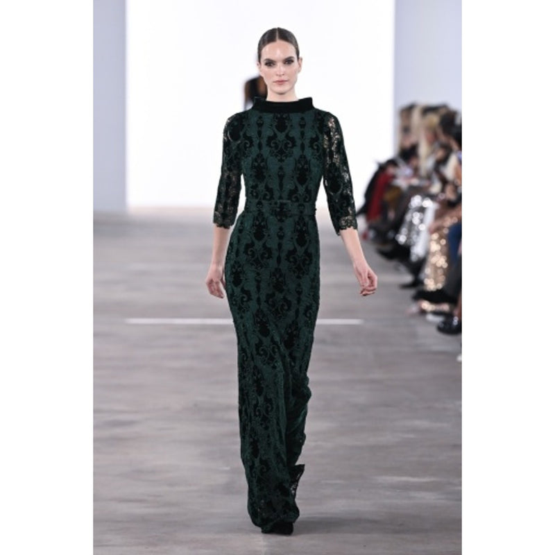 Badgley Mischka - Womens Velvet Lace Boat Nk