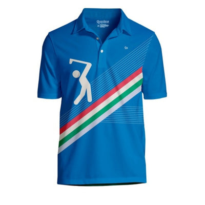 Tipsy Elves - Mens Retro Swing Golf Polo