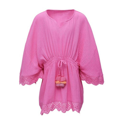Snapper Rock - Girls Bubble Gum Beach Cover Up