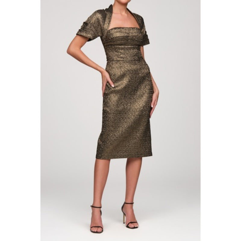 JS Collections - Womens Harriet Midi Cocktail Dress
