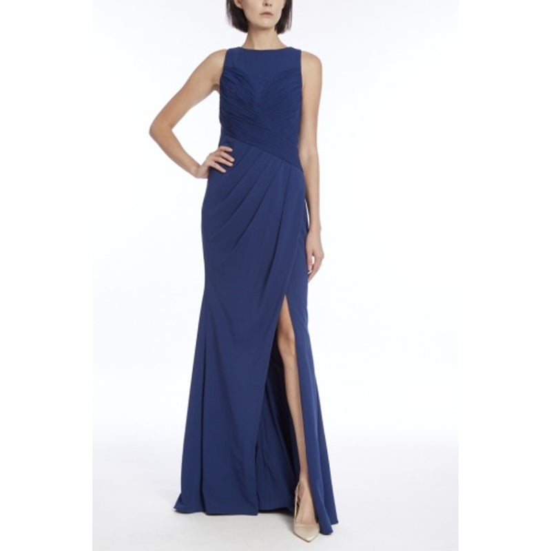 Badgley Mischka - Womens Draped Ggt Crepe
