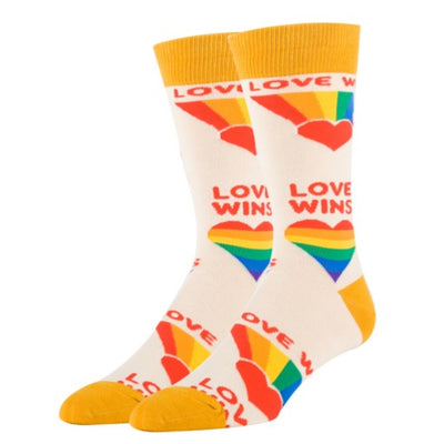 Oooh Yeah - Mens Crew Socks-Love Wins