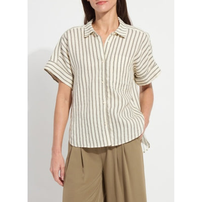 Lysse - Womens Adley Linen Boxy Shirt