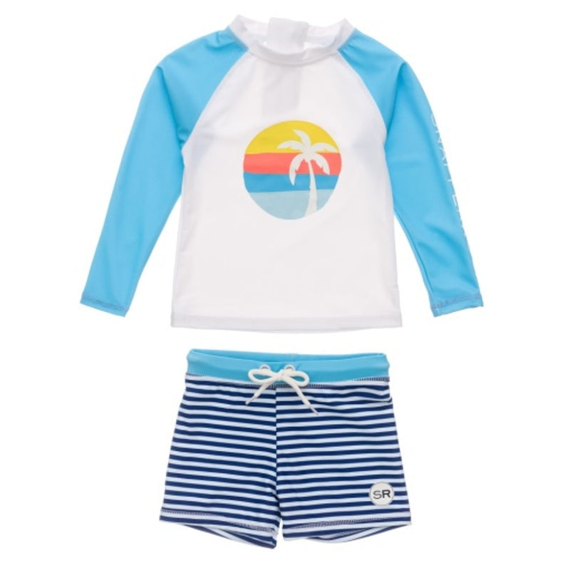 Snapper Rock - Baby Sunset Stripe Baby Long Sleeve Set