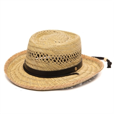 San Diego Hat Company - Tide Rush Straw Gambler with Ventilated Crown