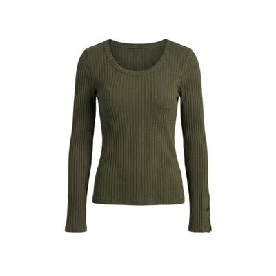 Liverpool Los Angeles - Womens Long Slv Scoop Neck Knit Top