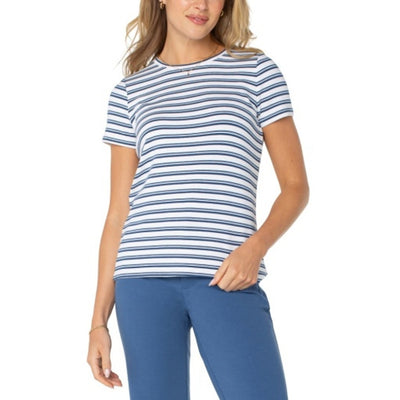 Liverpool Los Angeles - Womens Short Sleeve Crew Neck Classic Knit Tee