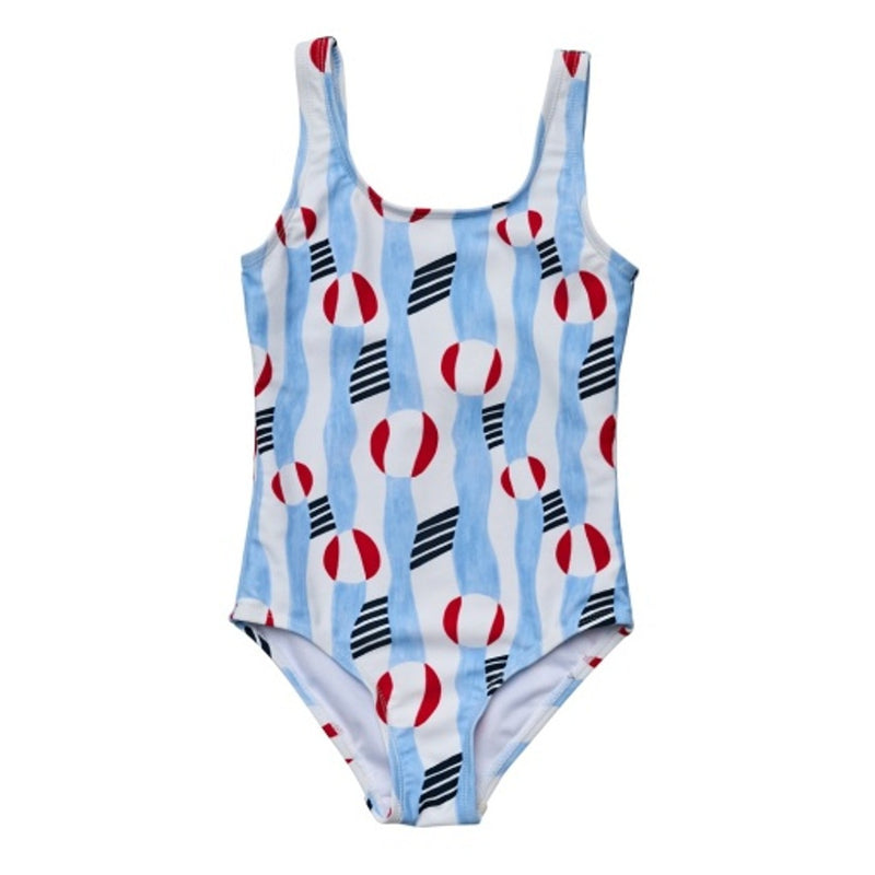 Snapper Rock - Girls Beach Bounce Sustainable Scoop Swimsuit