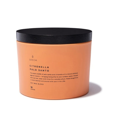Skeem - Unisex Palo Santo Aura Citronella Triple Wick Candle