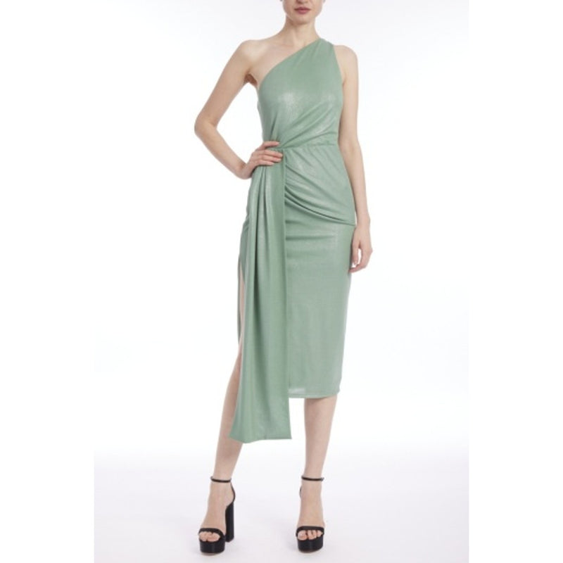 Badgley Mischka - Womens 1 Shldr Side Slit