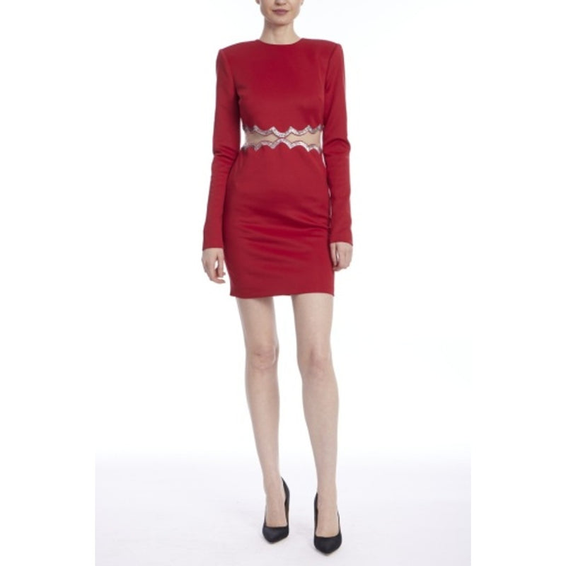 Badgley Mischka - Womens Mesh Waist Bd�D