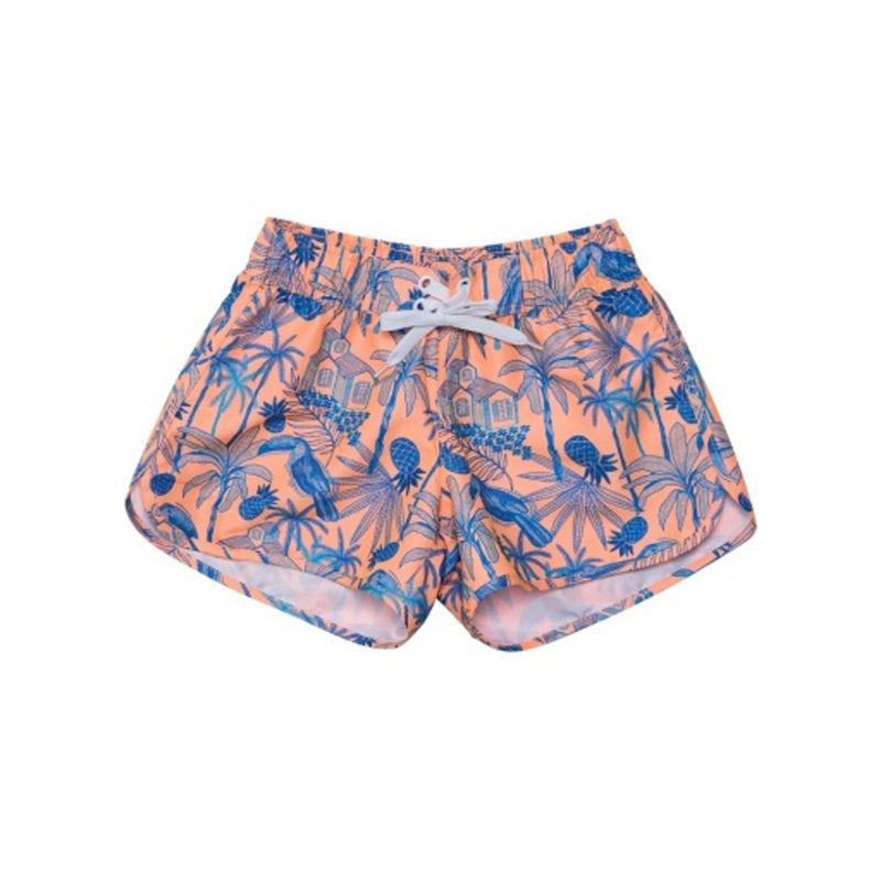 Snapper Rock - Girls Tropicana Vacay Sustainable Board Shorts