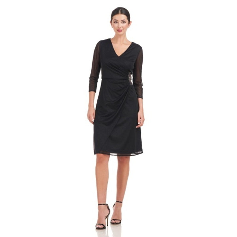 JS Collections - Womens Tania Knit Cocktail Dress