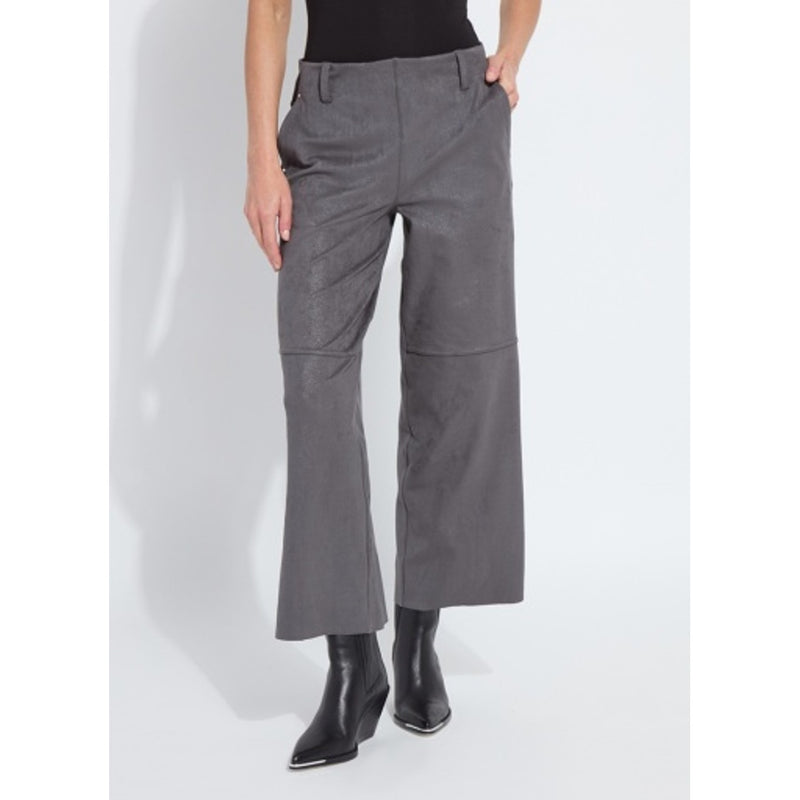 Lysse - Womens Amina Patent Foil Vegan Suede Pant