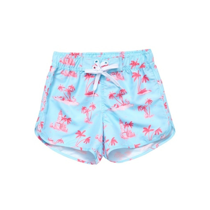 Snapper Rock - Girls Lighthouse Island Sustainable Board Shorts