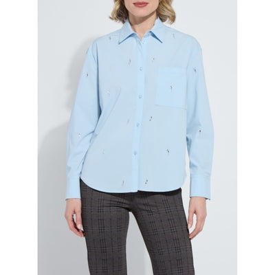 Lysse - Womens Skye Crystal Embellished Shirt Curvy
