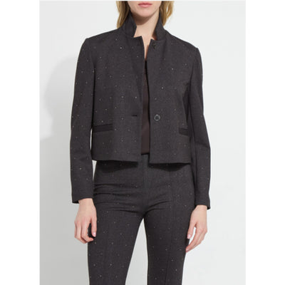 Lysse - Womens Caroline Crystal Embellished Crop Blazer