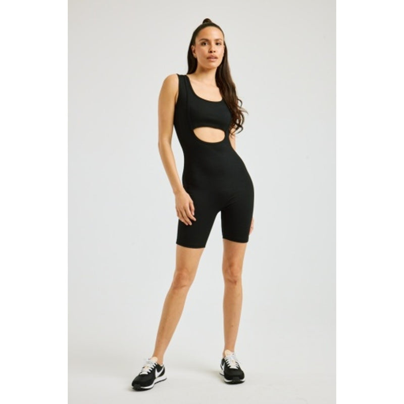 Year of Ours - Womens Ribbed Biker Onesie