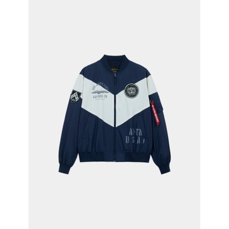 Alpha Industries - Mens L-2b Relaxed Fit Flight Jacket(Hunter Chevron)