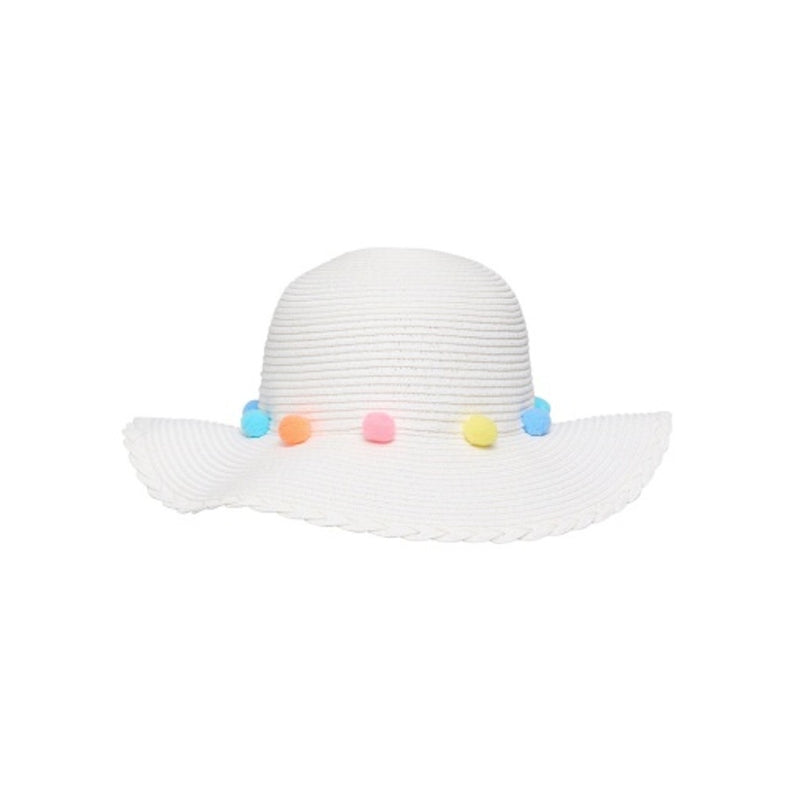 Snapper Rock - Girls Pastel Pompom Sunhat