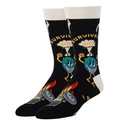 Oooh Yeah - Mens Crew Socks-I Survived