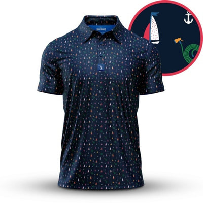 Bogey Bros - Mens Boats and Hose Polo - Boats and Hose