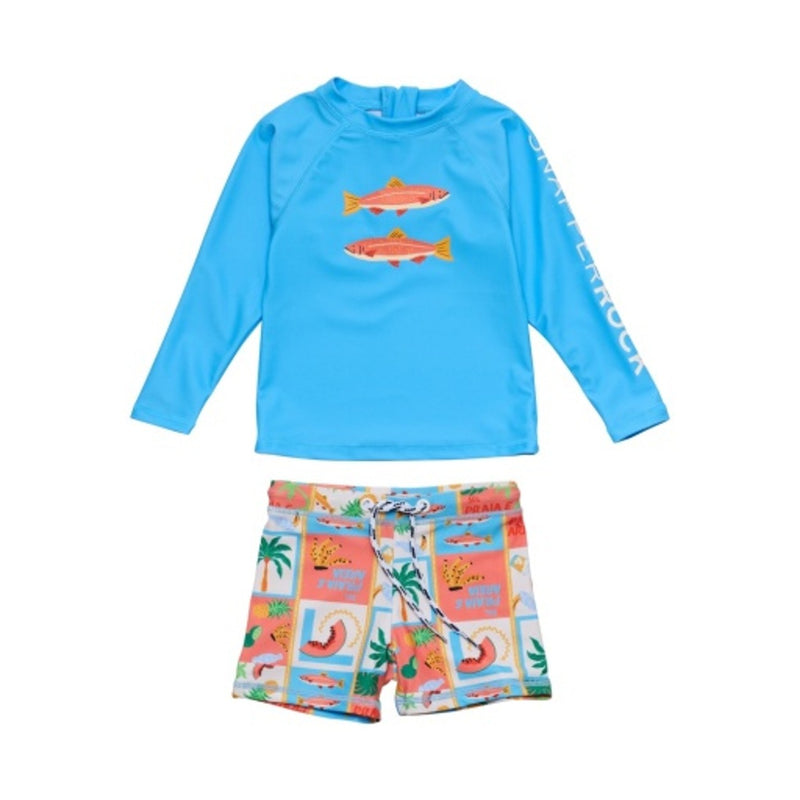 Snapper Rock - Boys Sol Seekers Recycled Long Sleeve Set