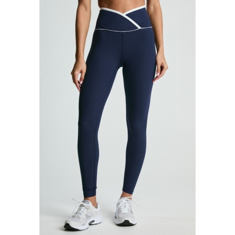Year of Ours - Womens Ribbed Two Tone Veronica Legging