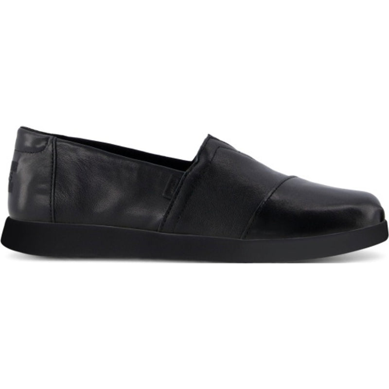 TOMS - Womens Alpargata Plus - Black/Black Nappa Leather