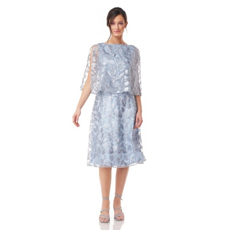 JS Collections - Womens Anne Capelet Knee Length Dress