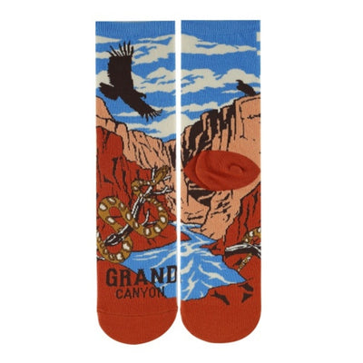 Oooh Yeah - Mens Crew Socks Grand Canyon Views