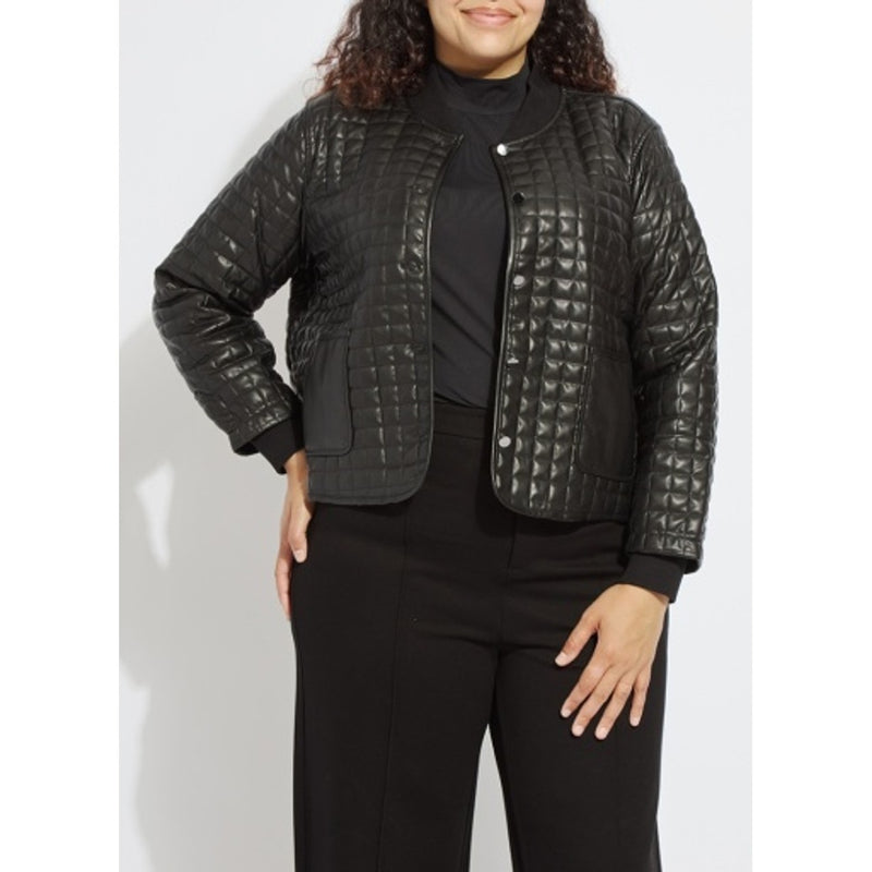 Lysse - Womens Agnes Quilted Vegan Leather Jacket