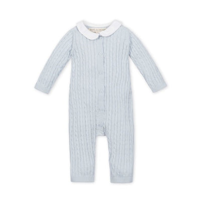Hope & Henry - Baby Organic Peter Pan Collar Sweater Romper