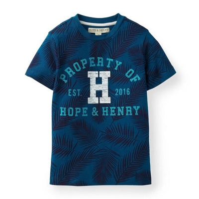 Hope & Henry - Kids Printed Short Sleeve Graphic Tee