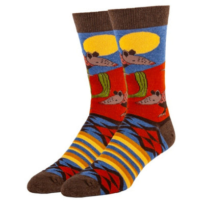 Oooh Yeah - Mens Crew Socks-Armadillo Rodeo