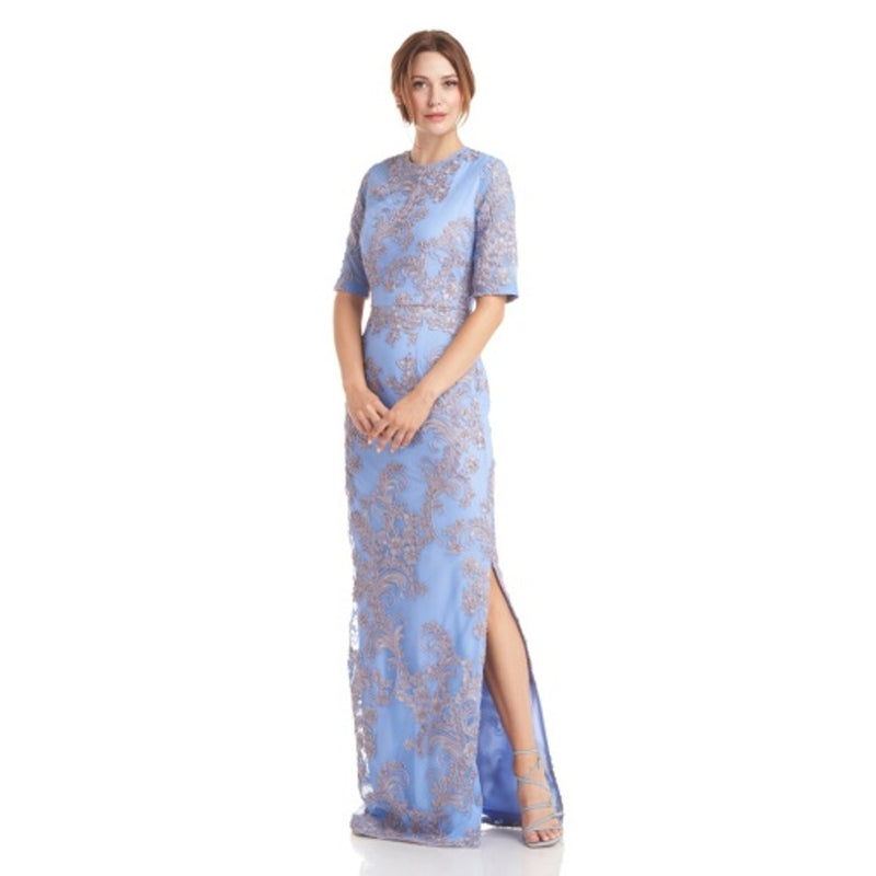 JS Collections - Womens Mallory Column Gown