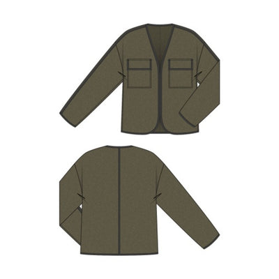 Liverpool Los Angeles - Womens Relaxed Open Front Jacket
